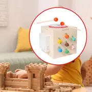 Kids Drum Set Montessori Musical Instruments in 1 Wooden Xylophone Wooden