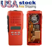 Red Replacement Housing Case Cover For HT1250 Radio With Speaker LCD Display MIC