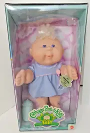 1995 Cabbage Patch Kids Baby Maddy Melissa Blond Blue Eyes Doll