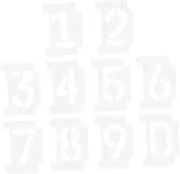 Beatifufu Number Stencils for Painting 2 Sets of Spray Stencils Thick Reusable Pet Material Easy to