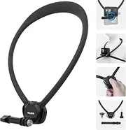 TELESIN Neck Mount SE 2.0 with Air Cushion, Action Camera Chest Strap Hand Free POV/Vlog Selfie Mount for GoPro Hero 13-5, Insta360 X3/X4, Ace Pro, DJI Action 3/4/5 Pro