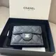 [二手] Chanel AP0230 黑色金釦迷你短夾