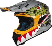 HAX Havoc Fullface Off-Road Helmet for Adult ATV Motorcross Dirt Bike Snowmobile - Lightweight, Durable, and DOT Certified for Safety