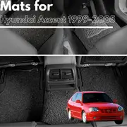for Hyundai Accent LC1999-2005, Premium Car Floor Mats