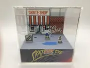 Skate or Die Skate Shop Menu NES Nintendo Shadow Box Diorama Cube Tony Hawk