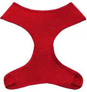 Soft Mesh Pet Harnesses Red XS