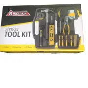 39 Piece Household Tool Set Kit With Black Case-New In Box
