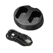 KingMa NP-FZ100 Dual Slot Micro USB Battery Charger for Sony ILCE-9 A7M3 /Lot J