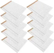 PLAFOPE Notebooks 20.3 x 28cm White Wide Ruled Tearable Lined Paper for School College and Work