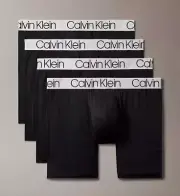 Men's Calvin Klein 4-pack Chromatic 4-Pack Boxer Brief/Black