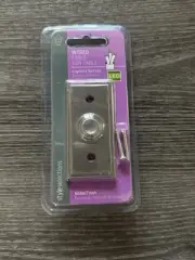 Wired LED Lighted Doorbell Button by Style Selections Nickel Finish #0163362