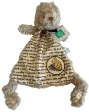 Disney Classic Winnie the Pooh Soft Plush Scripted Security Blanket Baby Lovey