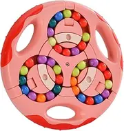 Yardwe Beads Rolling Fidget Double Sided Rotating Finger Puzzle for Educational Game Enhances Logic Observation Skills for Fun Learning Activities