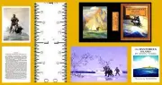 1:12 SCALE MINIATURE BOOK THE MYSTERIOUS ISLAND ILLUSTRATED N. C. WYETH