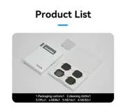 TELESIN CPL/ND Filter 4-Pack | for GoPro HERO13 | CPL/ND8/ND16/ND32