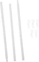 Telescopic Push Pull Rod Blind Wand Replacement with Hook Clear Plastic Blind Opener Long Window Blind Stick Tilt Rod Accessories Vertical Blinds Replacement 89CM