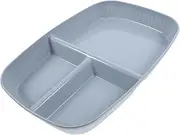 MUSISALY Sectioned Dinner Plate Portion Control Tray Plate Dividers Japanese Style Serving Trays Snack Dish for Adults