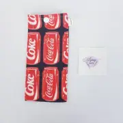 Sunglasses Glasses Cover Handmade Red Black Coca Cola Coke Can Print Logo Snap