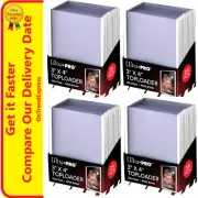 100 x Ultra Pro WHITE TOPLOADER Rigid Card Protector Pokemon 35pt TOP LOADERS