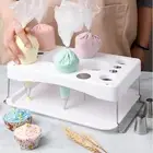 Piping Bag Stand Foldable Storage Display Tray Cake Decorating Baking