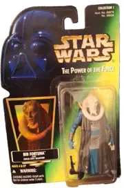 Star Wars Power of the Force Bib Fortuna Hologram Hold Out Blaster Action Figure