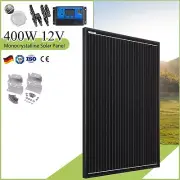 12V 400W Solar Panel Kit 400 Watt Fixed Caravan Camping Charging 30A Controller