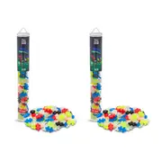 2x 100pc Plus-Plus Glow in The Dark Mix Build Kids Interactive Learning Toy 5y+