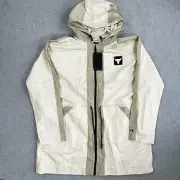 NEW Under Armour Project Rock Windbreaker Jacket White Women's Large