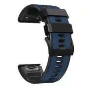 22mm Soft Silicone Watch Band Strap Wristband for Garmin Fenix 7/6/6Pro/MARQ