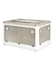 [Traderight] 5 Side Open Foldable Stackable Storage Box 28L in White