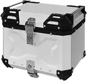 45L General Motorcycle Aluminum Alloy Trunk Motorcycle Waterproof Tail Helmet Box Top Case Luggage Storage(Style6)