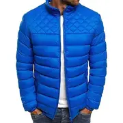 Men's Quilted Jacket Puffer Jacket Puffer Winter Jacket Winter Outdoor Insulated Packable Lightweight Outerwear Windbreaker Jacket Lightweight Puffer Jacket Fu
