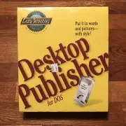 Desktop Publisher for DOS Vintage Big Box PC Software NEW SEALED