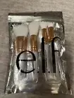ELF White Travel Makeup Brush Kit Cruelty Free and Vegan 4 Piece Set. New