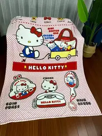 在飛比找Yahoo!奇摩拍賣優惠-[現貨]凱蒂貓 Hello Kitty 柔軟 蝴蝶結 法蘭絨