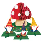 Party Gnomes Honeycomb Table Centrepiece