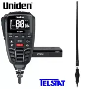 Uniden XTrak 80 UHF CB Radio with 7.0dB Heavy Duty antenna