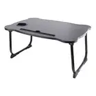 H (60x40x28cm/23.6x15.7x11in)Bed Folding Table Portable Cute Breakfast Tray Lap