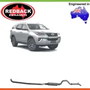 Redback Extreme Duty Exhaust To Suit TOYOTA FORTUNER GUN156 Crusade 2.8L 4Cyl