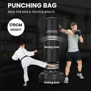 CostwayMMA UFC Kick Training Punching Bag with Stand with Fillable Suction Cup Base for Adults