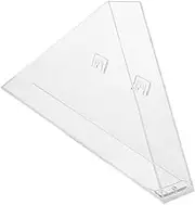 CLISPEED Acrylic Flag Display Case Elegant Wall Mounted Flag Holder for Rustic Home Decor