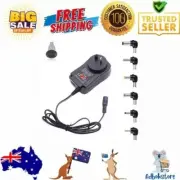 GutReise Universal Power Adapter 6V–24V DC 41W USB Charger w/ 6 Tips AU Plug