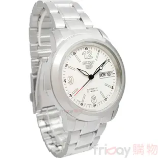 SEIKO 精工 SNKE57J1手錶 日本製 盾牌5號 自動上鍊 機械錶 白面 夜光 鋼帶 男錶【澄緻精品】