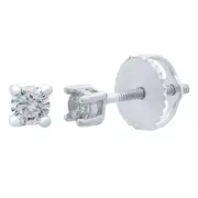 2mm Children's Cubic Zirconia Stud Earrings