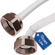 [VIOKS] Inlet Hose Extension for Washing Machine Dishwasher 1.5 m Washing Machine Hose Extension Diameter 19 mm Inlet Hose Extension Type: Straight/Angled