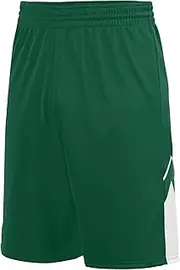 [Augusta Sportswear] Augusta 1169 Youth Alley-Oop Reversible Short Dark Green/White S