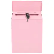 Tin Mailbox Office Wall Mount Letter with Lock Wall-mount Mailboxes for House