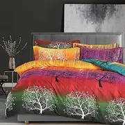 Luxton Cumbria Forest Quilt Cover Set King Size 3pcs Fairy Tree Doona Cover Set (King)