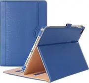 iPad Pro 9.7 Case - ProCase Stand Folio Case Cover for Apple iPad Pro 9.7 Inch Case 2016, with Multiple Viewing Angles, Document Card Pocket (Navy Blue)