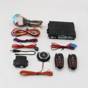 Keyless Car Ignition Switch Entry Remote Starter Push Start Button Engine Kits